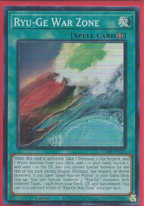 CRBR-EN036 Ryu-Ge War Zone – Super Rare