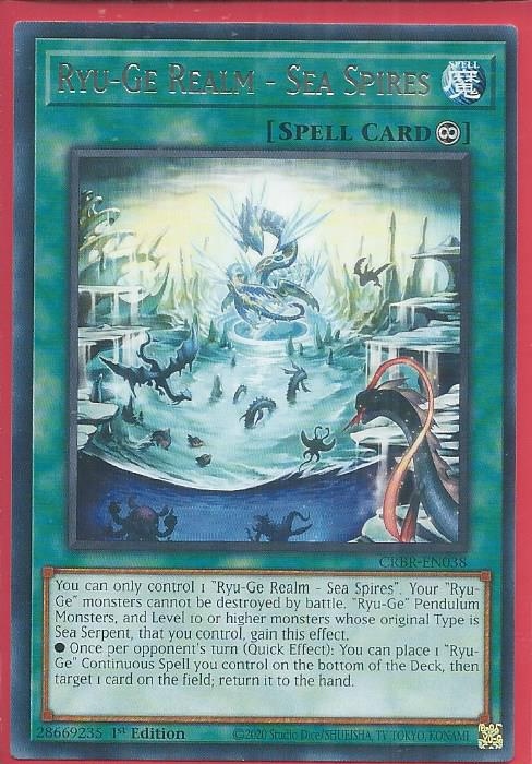 CRBR-EN038 Ryu-Ge Realm – Sea Spires – Rare