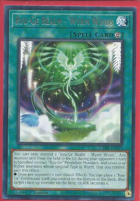 CRBR-EN039 Ryu-Ge Realm – Wyrm Winds – Rare