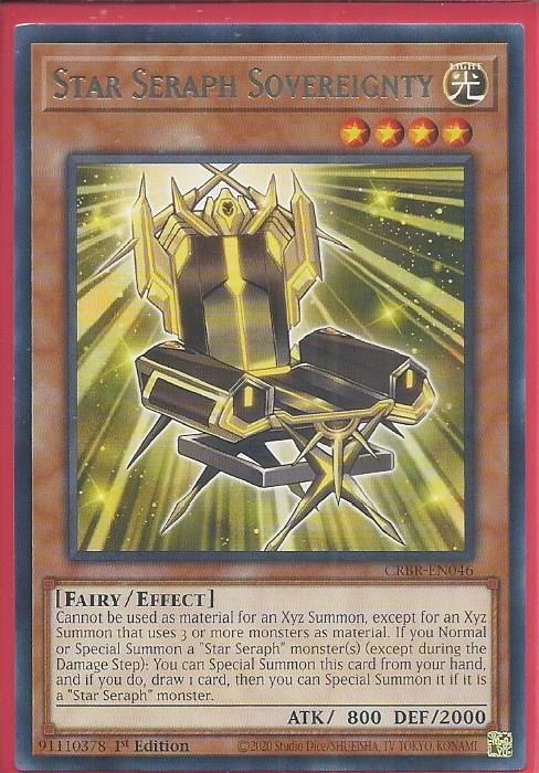 CRBR-EN046 Star Seraph Sovereignty – Rare