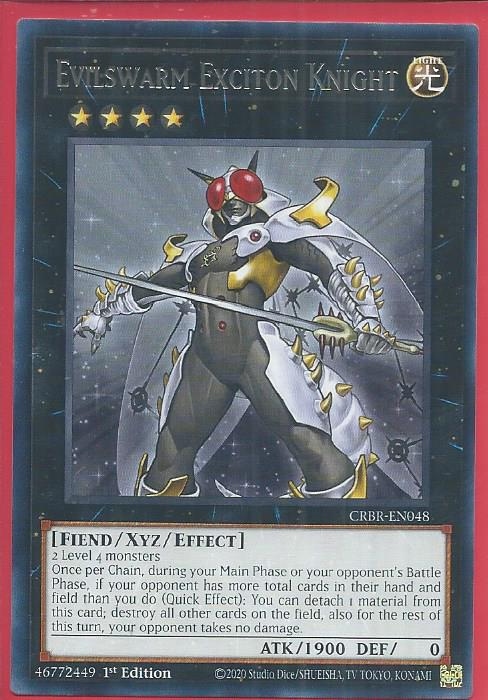 CRBR-EN048 Evilswarm Exciton Knight – Rare