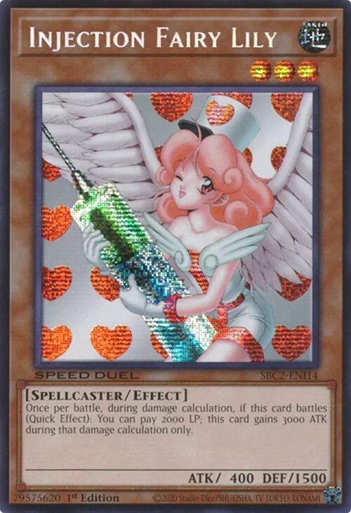 SBC2-ENI14 - Injection Fairy Lily - Prismatic Secret Rare - Hoa Kỳ USA