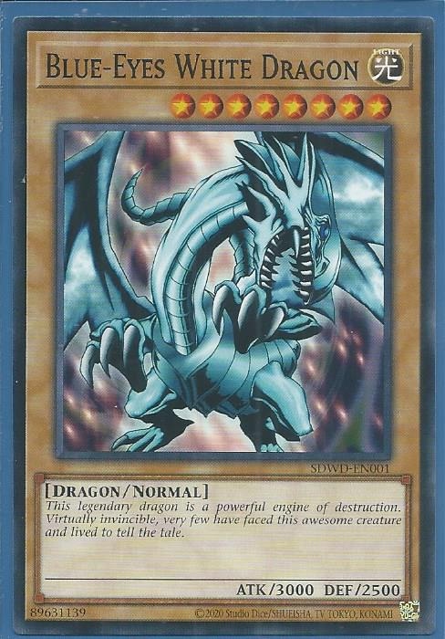 SDWD-EN001 Blue-Eyes White Dragon (LOB Artwork) – Common