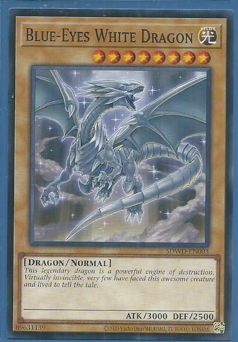 SDWD-EN003 Blue-Eyes White Dragon (Moon Artwork) – Common