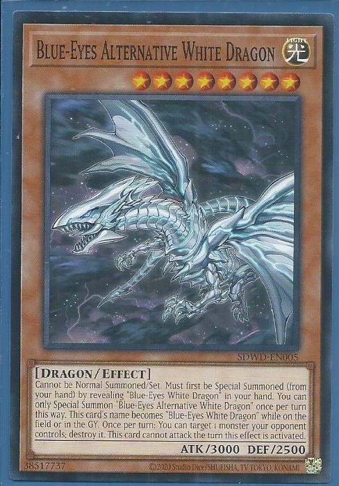 SDWD-EN005 Blue-Eyes Alternative White Dragon – Common