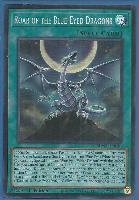 SDWD-EN019 Roar of the Blue-Eyed Dragons – Super Rare