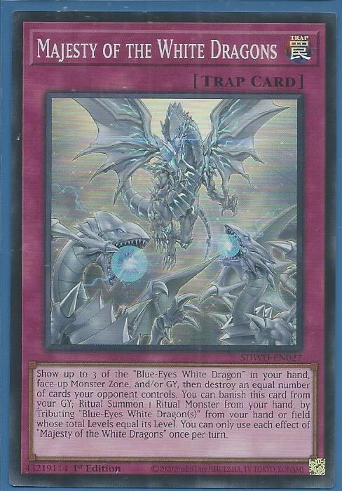SDWD-EN027 Majesty of the White Dragons – Super Rare