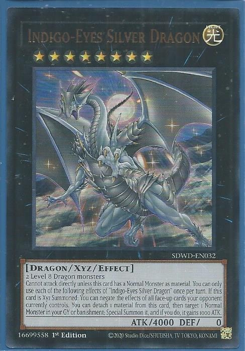 SDWD-EN032 Indigo-Eyes Silver Dragon – Ultra Rare