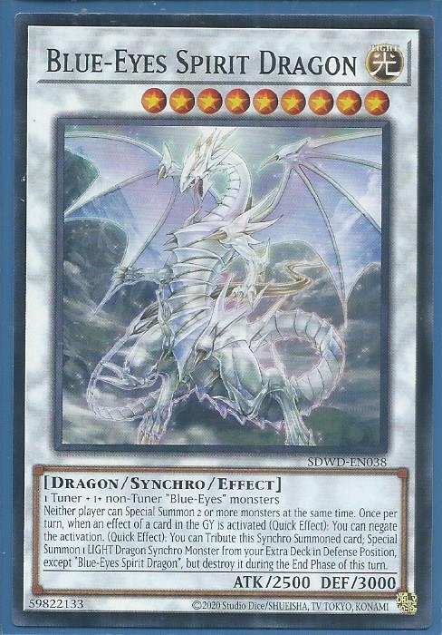 SDWD-EN038 Blue-Eyes Spirit Dragon – Common