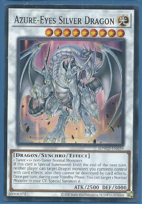 SDWD-EN039 Azure-Eyes Silver Dragon – Common