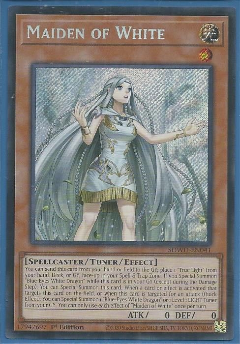SDWD-EN041S Maiden of White – Secret Rare