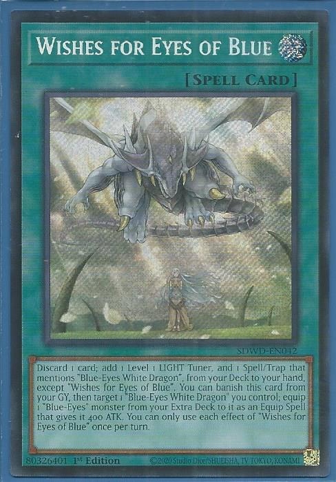 SDWD-EN042S Wishes for Eyes of Blue – Secret Rare