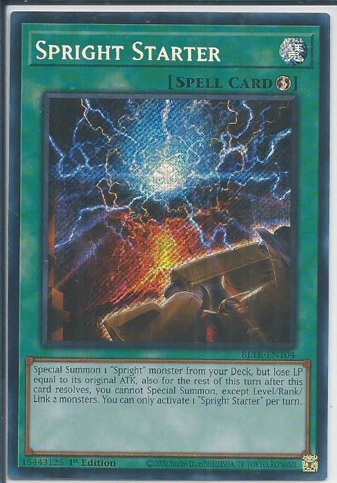 phx BLTR-EN104 - Spright Starter - Secret Rare 1st Edition USA