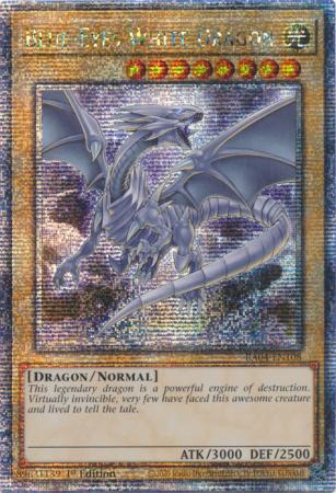 RA04-EN108 Blue-Eyes White Dragon (Alternate Artwork) – Quarter Century Secret Rare