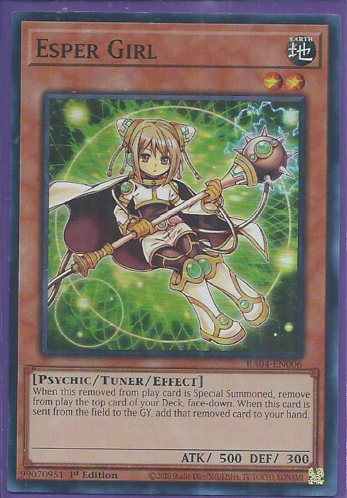 RA04-EN006 - Esper Girl - Super Rare 1st Edition