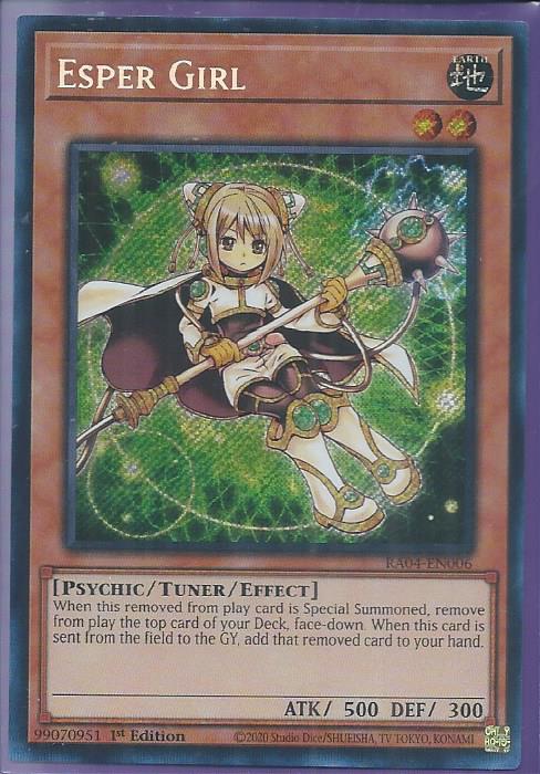 RA04-EN006 Esper Girl – Secret Rare