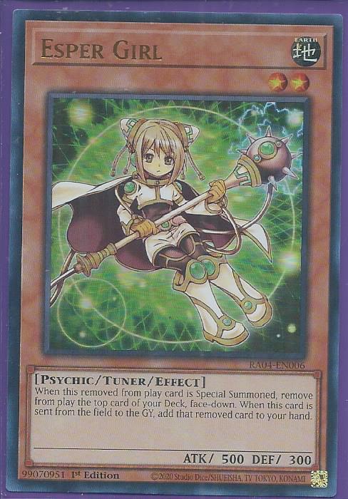 RA04-EN006 Esper Girl – Ultra Rare