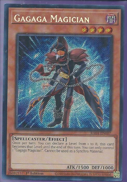 RA04-EN007 Gagaga Magician – Secret Rare