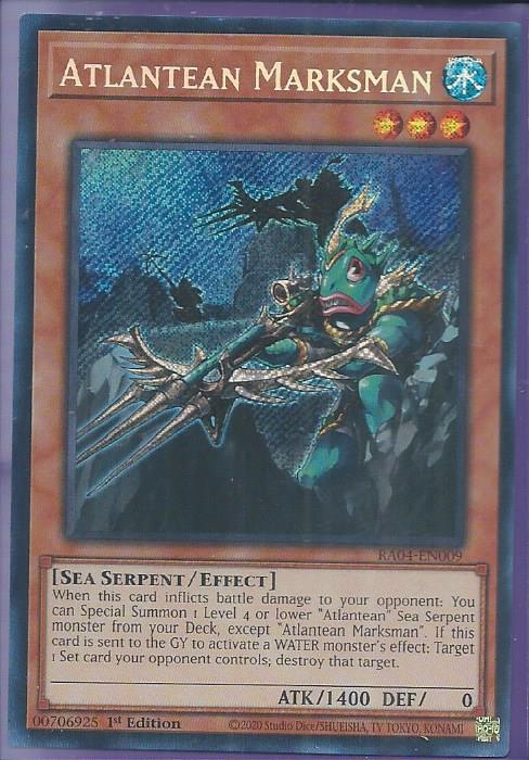 RA04-EN009 Atlantean Marksman – Secret Rare