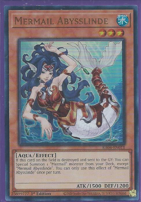 RA04-EN011 Mermail Abysslinde – Ultra Rare