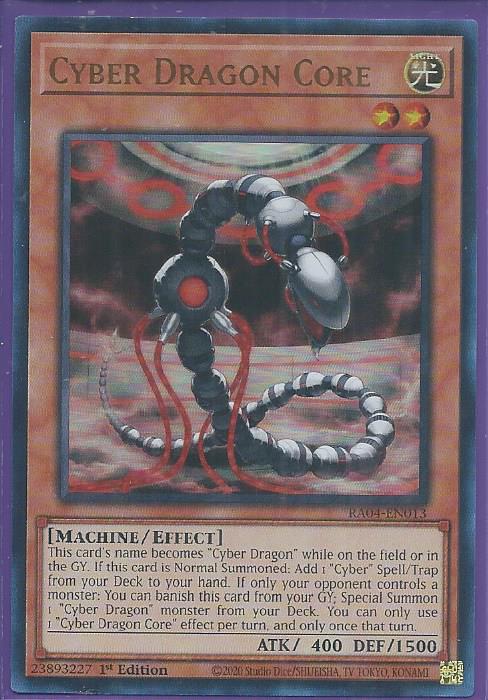 RA04-EN013 Cyber Dragon Core – Ultra Rare