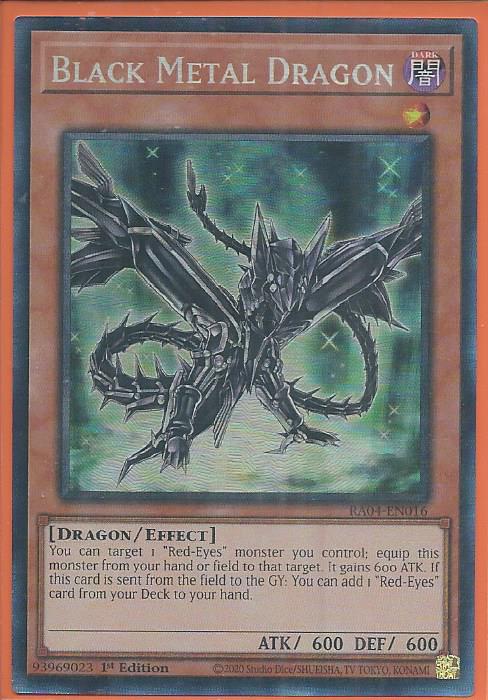 RA04-EN016 Black Metal Dragon – Collector’s Rare