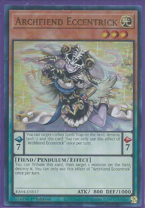 RA04-EN017 Archfiend Eccentrick – Ultra Rare