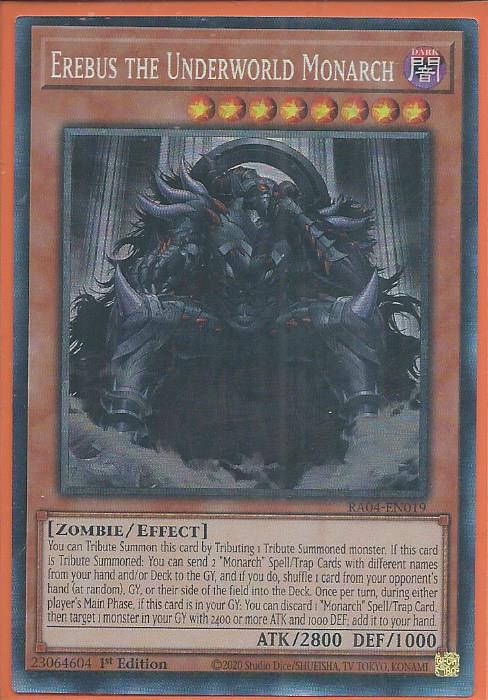 RA04-EN019 Erebus the Underworld Monarch – Collector’s Rare