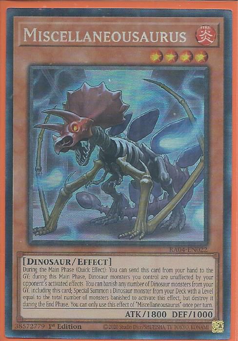 RA04-EN022 Miscellaneousaurus – Collector’s Rare