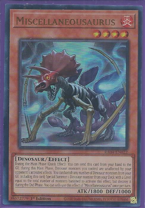 RA04-EN022 Miscellaneousaurus – Ultra Rare