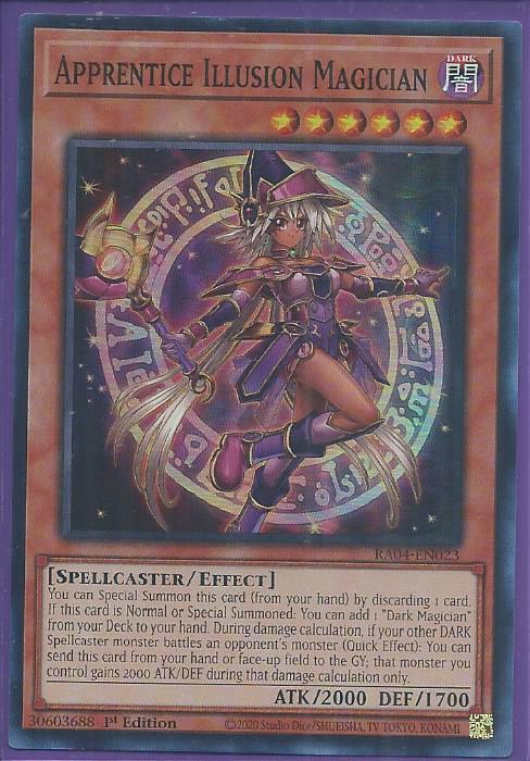 RA04-EN023 - Apprentice Illusion Magician - Super Rare 1st Edition