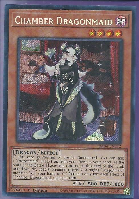 RA04-EN032 Chamber Dragonmaid – Secret Rare