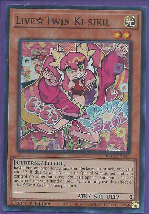 RA04-EN035 - LiveTwin Ki-sikil - Super Rare 1st Edition