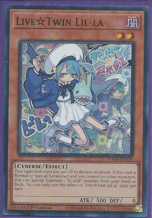 RA04-EN036 - LiveTwin Lil-la - Super Rare 1st Edition