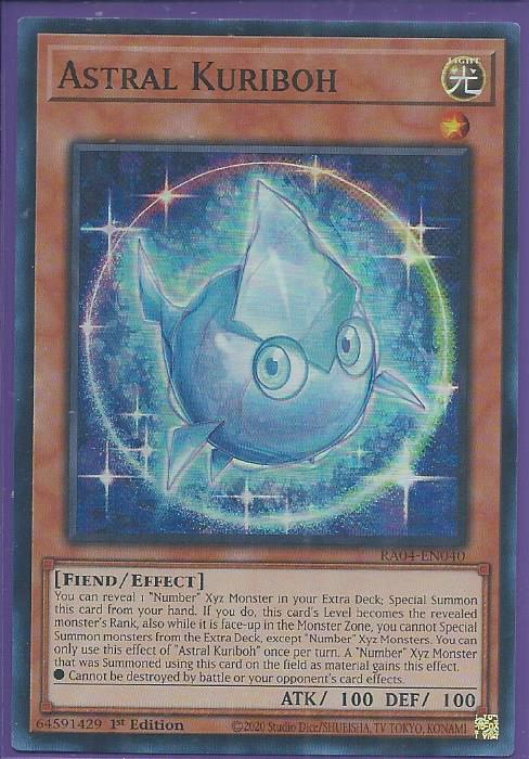 RA04-EN040 - Astral Kuriboh - Super Rare 1st Edition