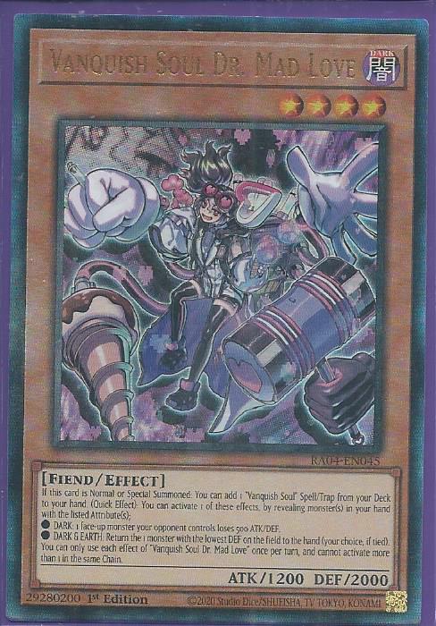 RA04-EN045 Vanquish Soul Dr Mad Love – Ultimate Rare