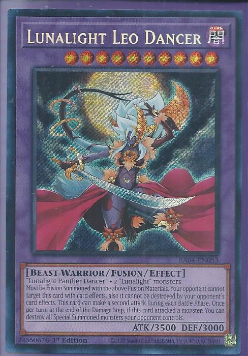 RA04-EN053 Lunalight Leo Dancer – Secret Rare