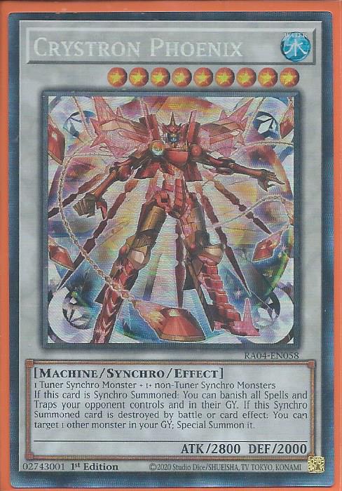 RA04-EN058 Crystron Phoenix – Collector’s Rare