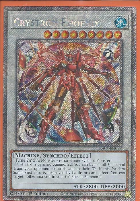 RA04-EN058 Crystron Phoenix – Platinum Secret Rare