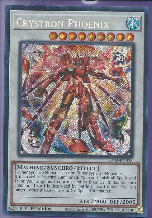 RA04-EN058 Crystron Phoenix – Secret Rare