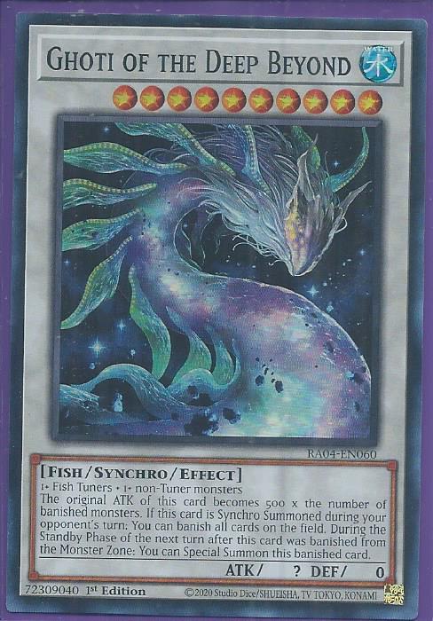 RA04-EN060 - Ghoti of the Deep Beyond - Super Rare 1st Edition