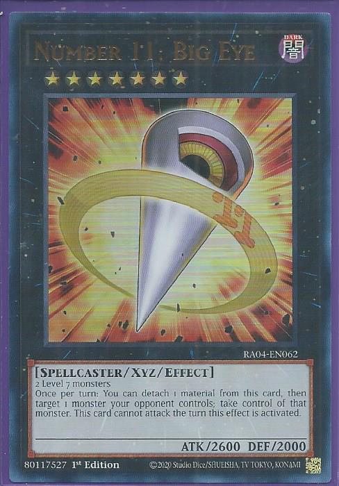 RA04-EN062 Number 11: Big Eye – Ultra Rare