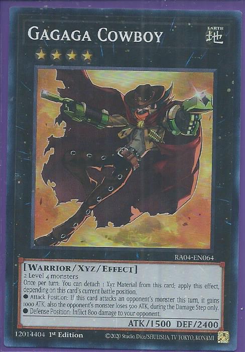 RA04-EN064 - Gagaga Cowboy - Super Rare 1st Edition