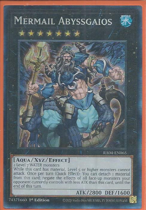 RA04-EN065 Mermail Abyssgaios – Collector’s Rare
