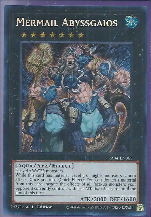 RA04-EN065 Mermail Abyssgaios – Secret Rare