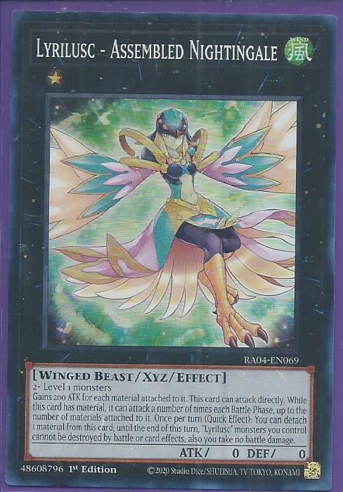 RA04-EN069 - Lyrilusc - Assembled Nightingale - Super Rare 1st Edition