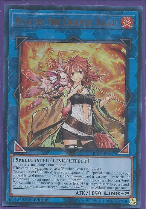 RA04-EN074 Hiita the Fire Charmer, Ablaze – Ultra Rare