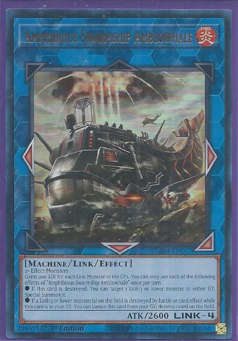 RA04-EN077 Amphibious Swarmship Amblowhale – Ultra Rare