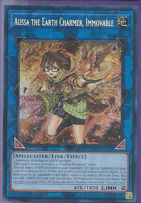 RA04-EN078 Aussa the Earth Charmer, Immovable – Secret Rare