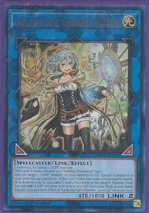 RA04-EN081 Lyna the Light Charmer, Lustrous – Ultra Rare